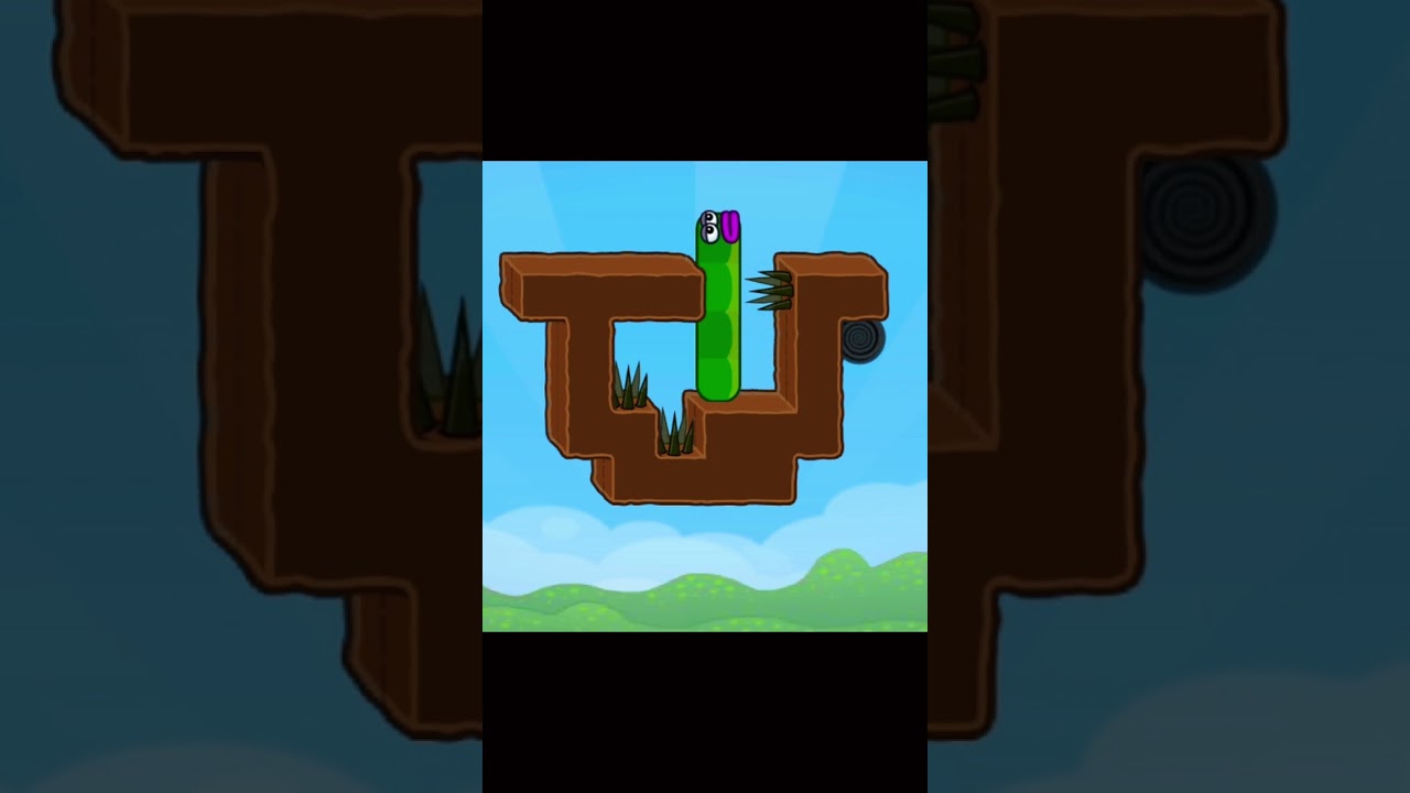 “Apple Worm Puzzle Game – Brain Test 🧠🐛” 