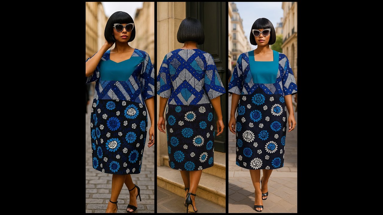How to cut and sew this trendy boubou style