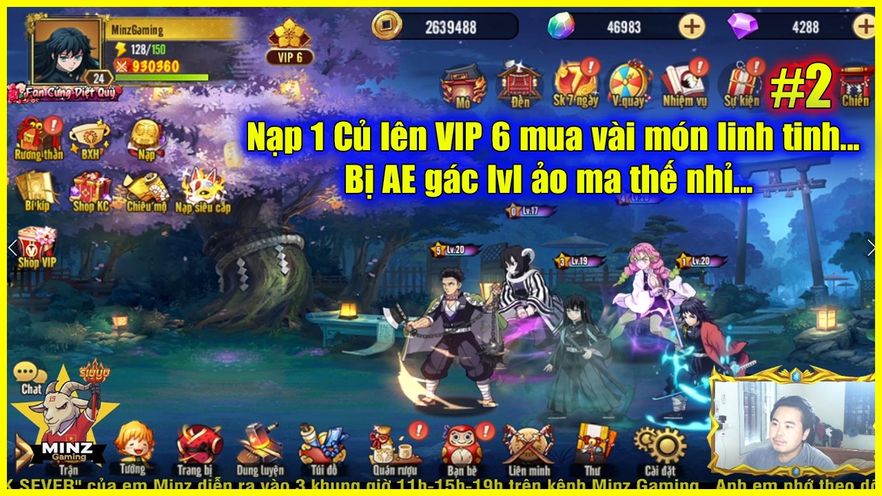 KHẾ ƯỚC DIỆT QUỶ #2 - Nạp 1 Củ lên VIP 6 mua vài món linh tinh...Bị AE gác lvl ảo ma thế nhỉ...💥