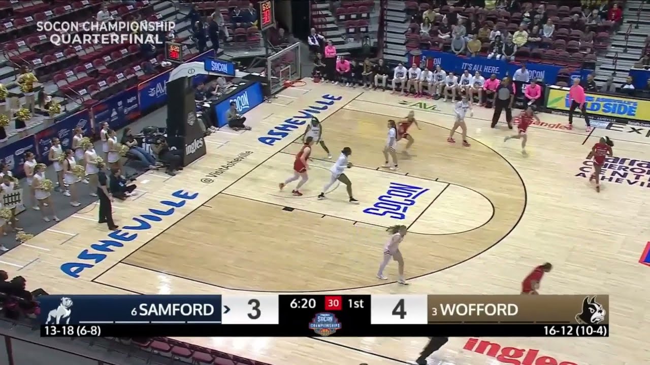 SoCon WBB Quarterfinals - Samford vs Wofford - Full Game Highlights