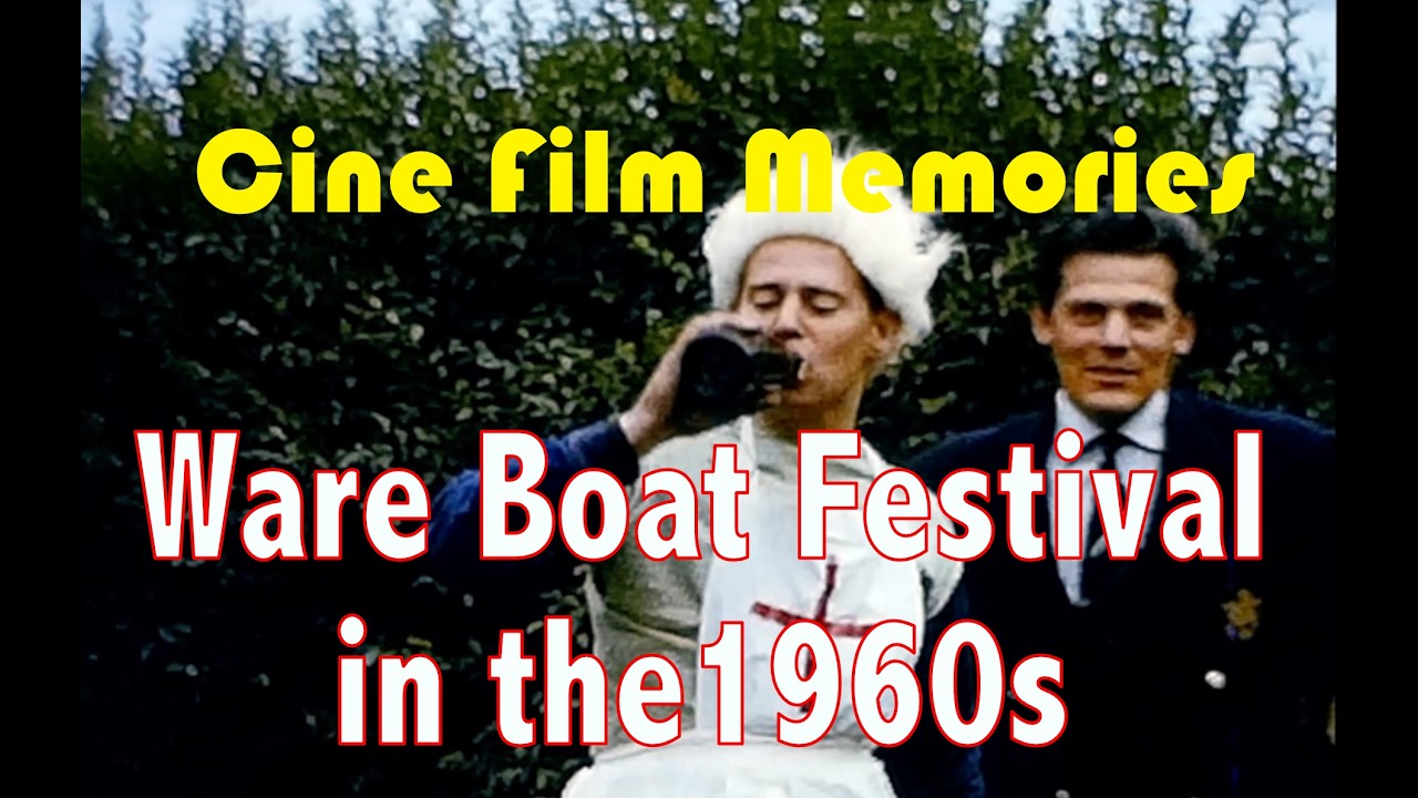Ware Boat Festival 1960's Amateur Home Movie Cine Film