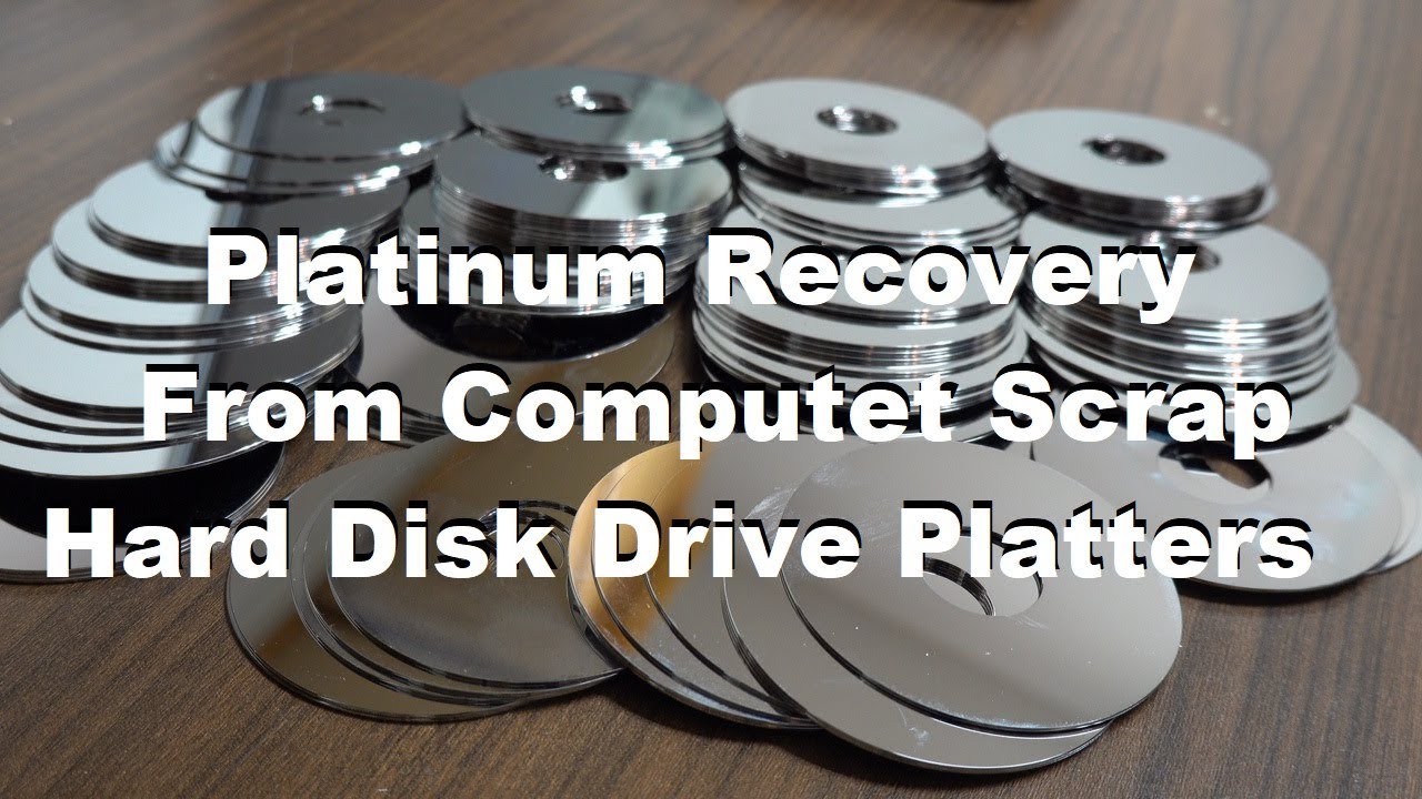 Platinum Recovery From Computer Scrap HDD Platters