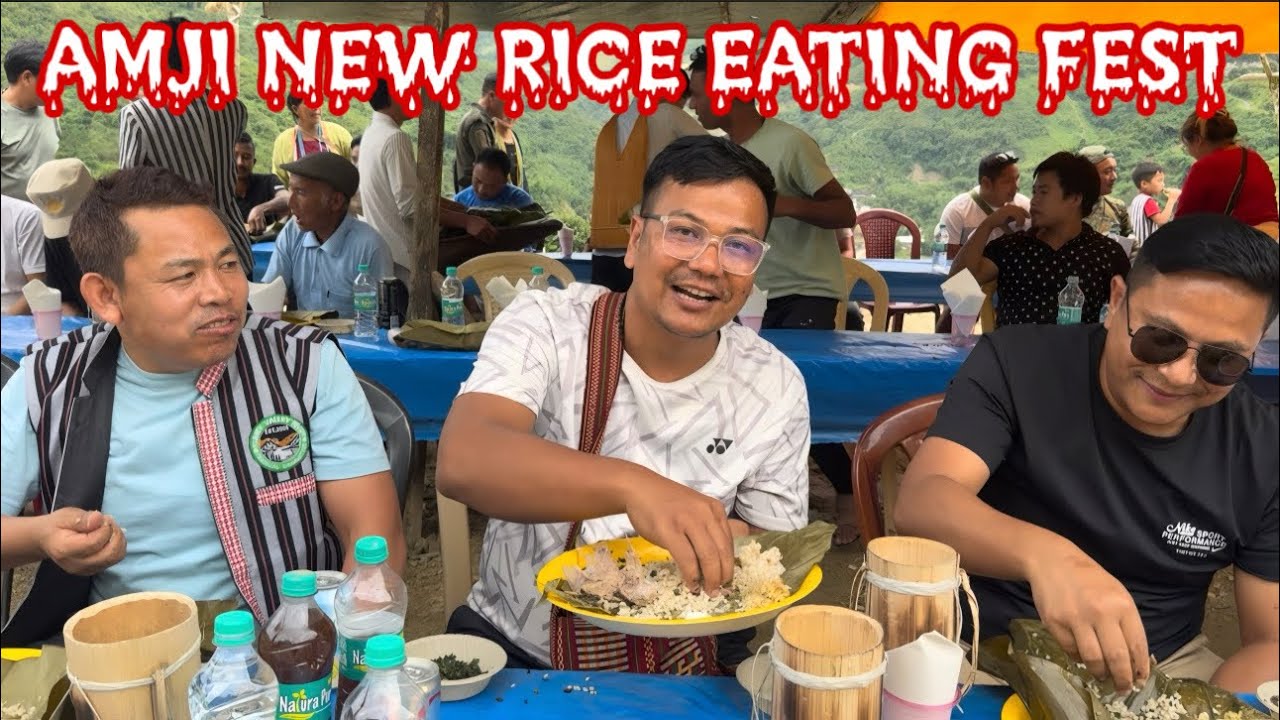 AMJI New Rice Eating Fest, Unique Experience in Parsi Parlo, Kurung Kumey Arunachal Pradesh 