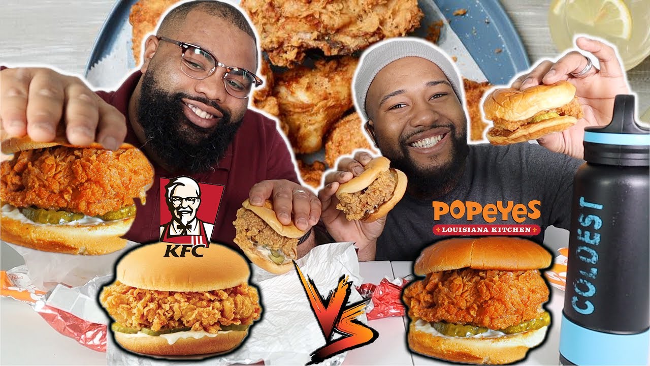 Popeye's Chicken Sandwich vs KFC  Chicken Sandwich Which One is Better?
