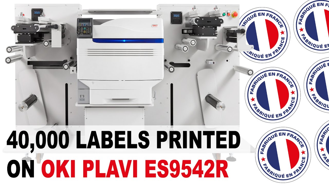 OKI PLAVI ES9542R: Printing 40,000 PP Labels in Series - Intensive Production!