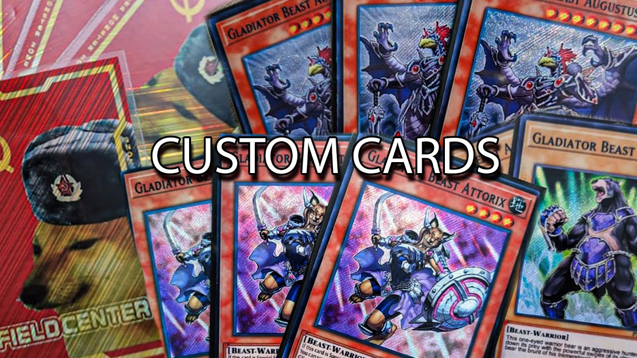 Как сделать собственные карты YuGiOh!