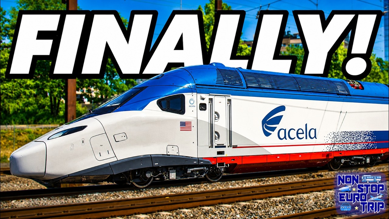 Совершенно новый AMTRAK ACELA: подробный обзор поезда