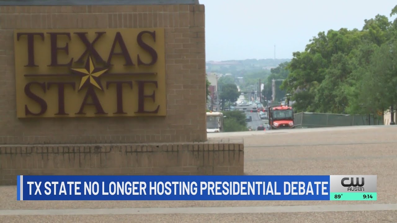 Texas State University won't host presidential debate after all