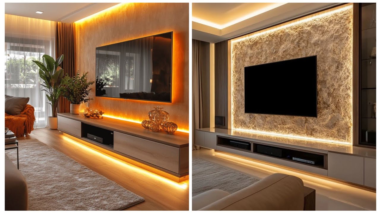 Luxury Living Room TV Unit Designs | Premium & Aesthetic Wall Decor