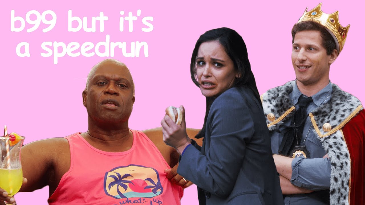 brooklyn nine-nine but it's a speedrun | seven seasons in seven minutes | Comedy Bites