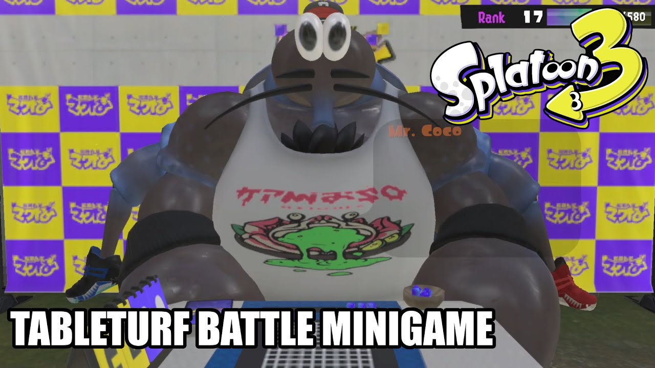 Splatoon 3 - Tableturf Battle Minigame #1 [Nintendo Switch]