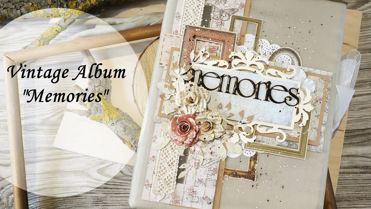 Vintage scrapbook album