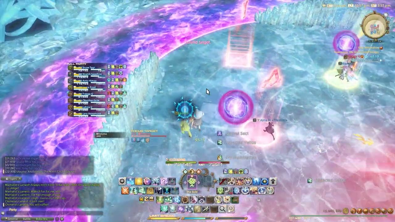 FFXIV | P9S Kokytos | first clear AST PoV