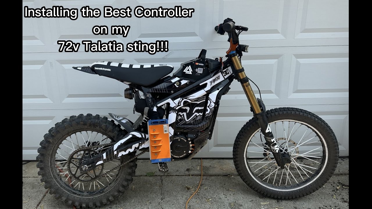 INSTALLING the best controller on my 72v Talaria Sting!!! (GLE Bac 4k)