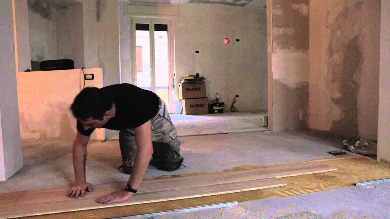 Posa del parquet prefinito