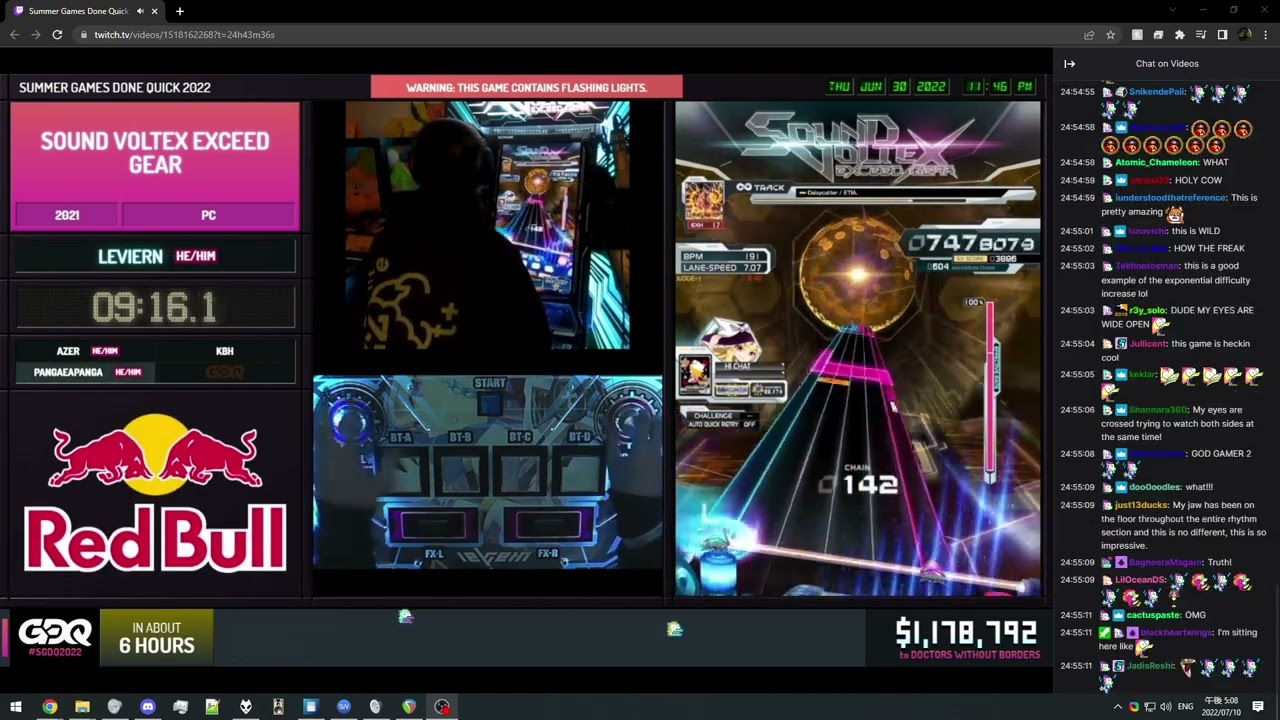 [SGDQ 2022] コナステ版 SOUND VOLTEX EXCEED GEAR Showcase feat. Azer, PangaeaPanga, kbh, & LMMotoss
