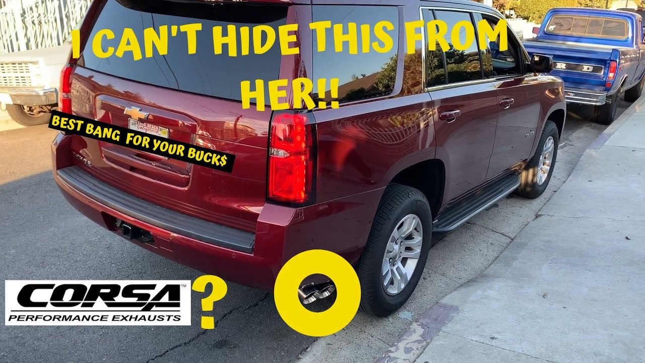 2019 TAHOE MUFFLER AND RESONATOR DELETE!!
