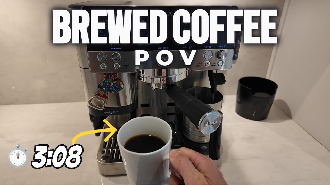 Ninja Luxe Caf&eacute;: Brewed Coffee Demo | POV |
