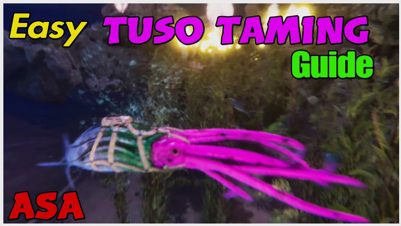 Easy Tuso Taming Guide Ark Survival Ascended