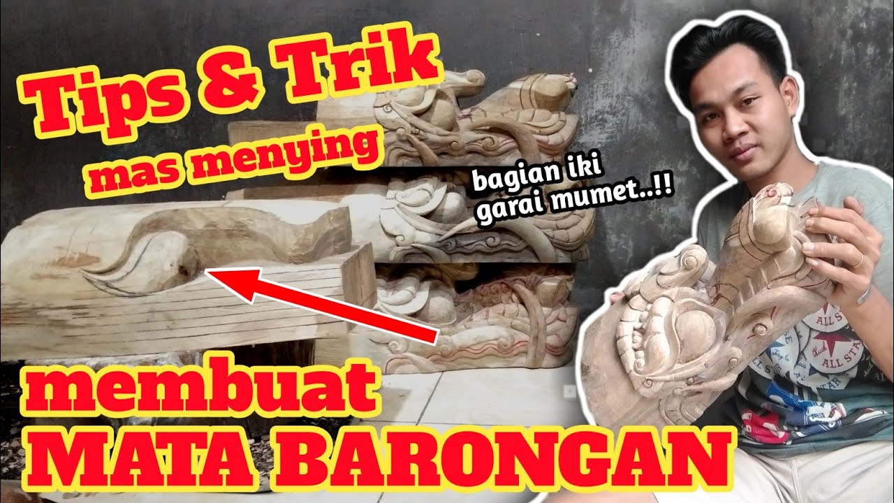WOW !! ini Cara Mas Menying Kc Membuat Mata Barongan Jaranan