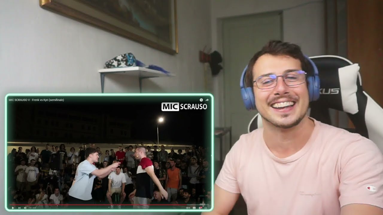 MIC SCRAUSO V - Frenk vs Kyn (semifinale) Reaction