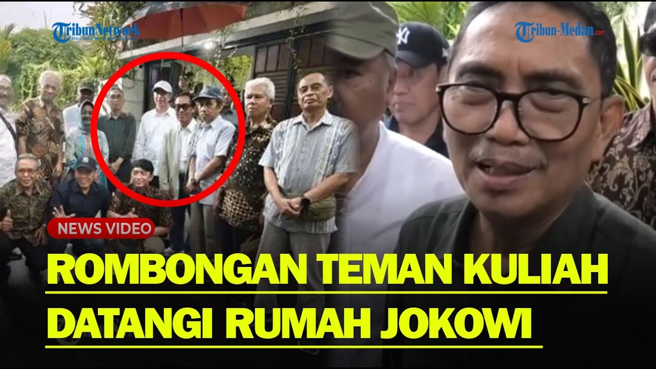 PASANG BADAN❗ Belasan Teman Kuliah Jokowi Datang ke Solo : Ijazah Pak Jokowi Jelas Asli