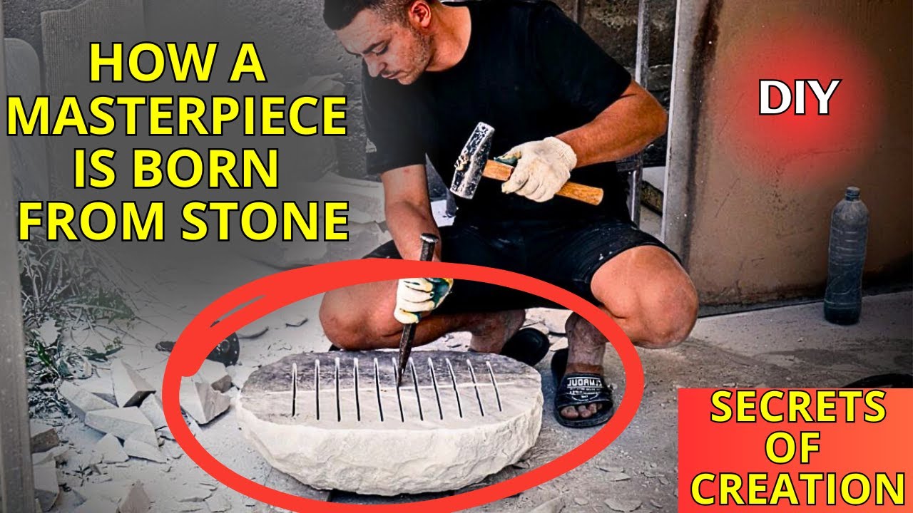 How a Masterpiece is Born from Stone &mdash; The Process of Creating a Stone Sink