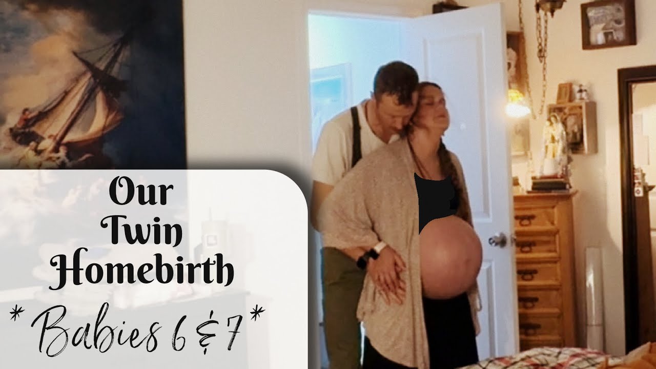 Естественные домашние роды близнецов // Узнаём пол! #родыблизнецовдома #большаясемейнаявидеоблога...