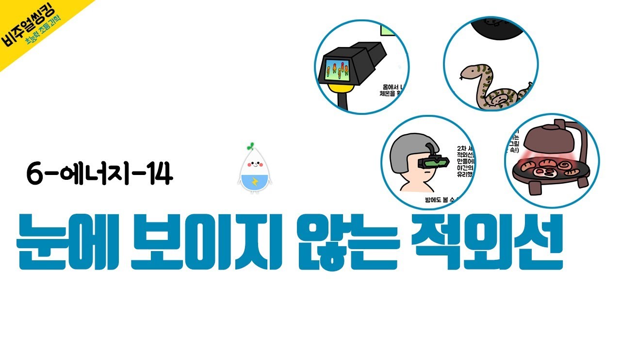 [초능력 비주얼씽킹 과학] 6-에너지-14. 눈에 보이지 않는 적외선
