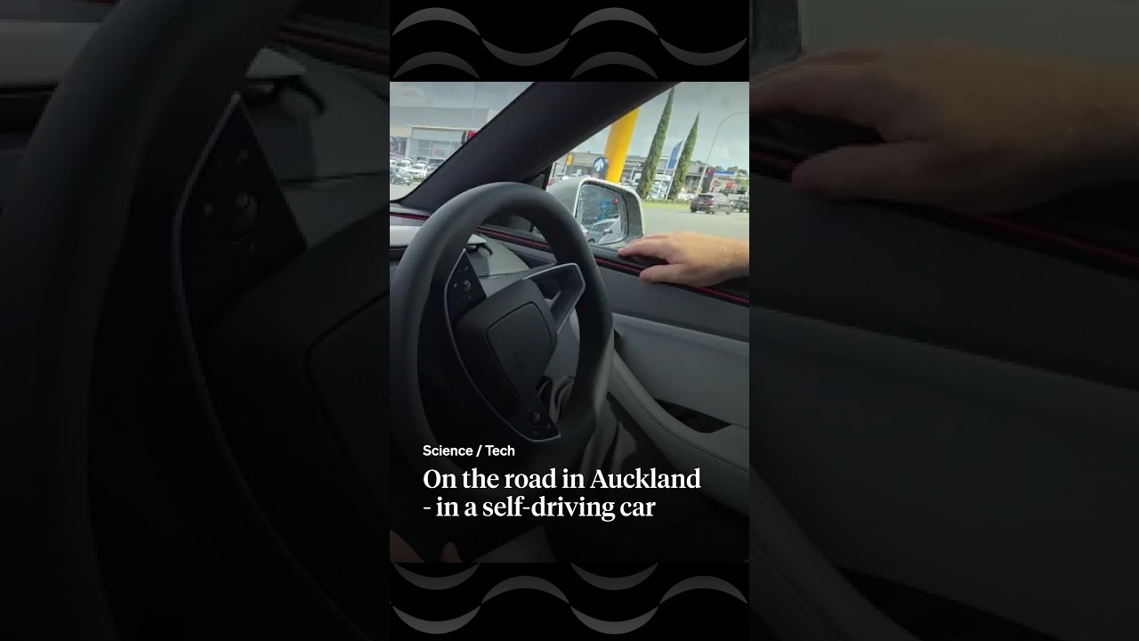On the road in Auckland- in a self-driving car | RNZ