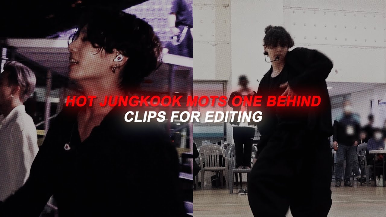 hot jungkook map of the soul one behind clips for editing