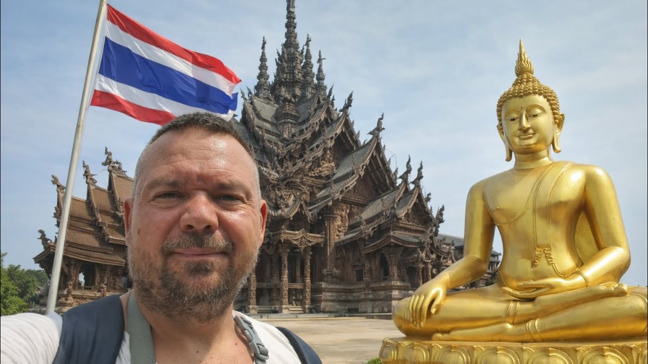 GYURI MENNI THAILAND🇹🇭2026 Pattaya - Wat Phra Yai🙏, Pattaya View point, The Sanctuary of Truth