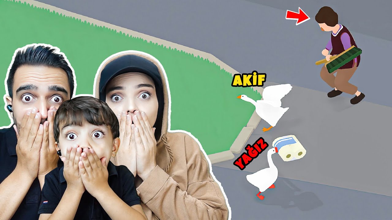 YAŞLI TEYZE PAYTAK KAZLARI KOVALADI !! 😱 Untitled Goose Game