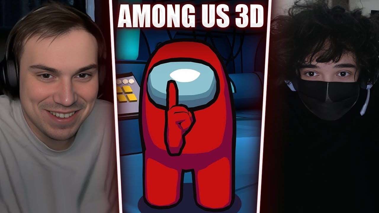 ГЛЕБ ИГРАЕТ в Among Us 3D (Ростик, Лиза, Хелин, Рома, Юра, Танкзор, Витя, Морана Батори) | Sasavot