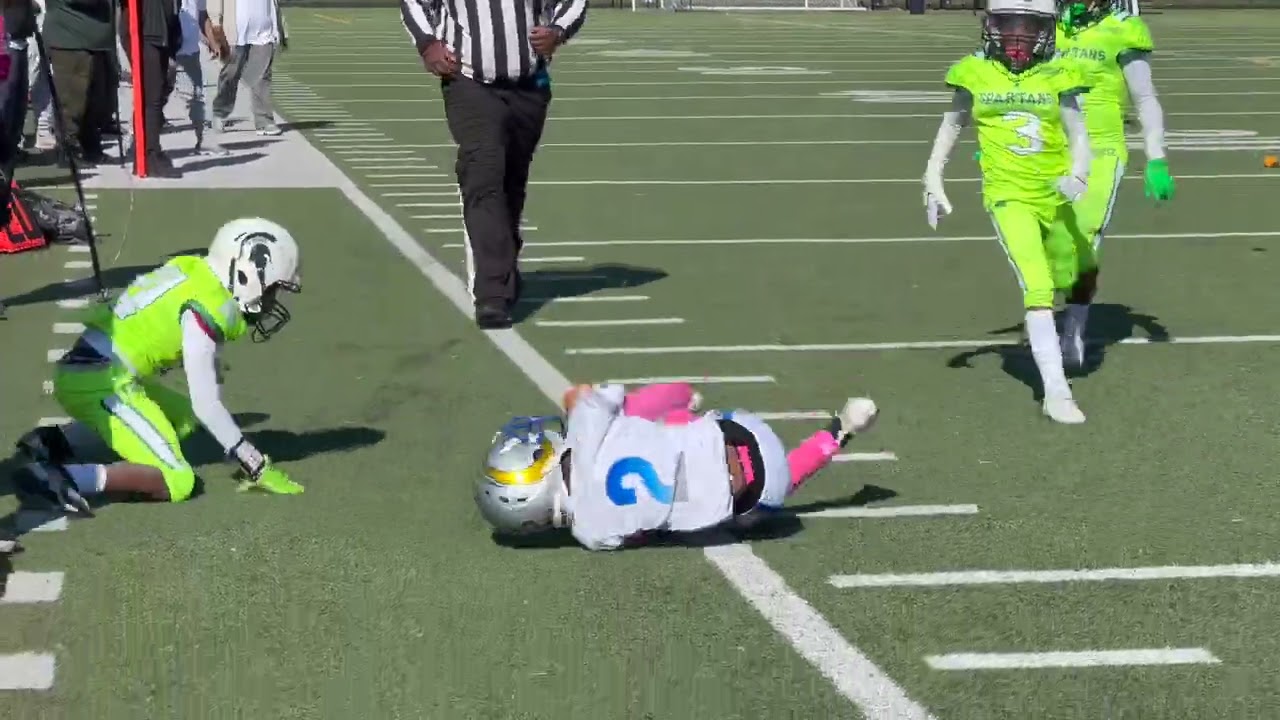 GAME OF THE YEAR!! WATCH UNTIL THE END! #2 Detroit Spartans Vs #3 W7 Rams 10u FOOTBALL