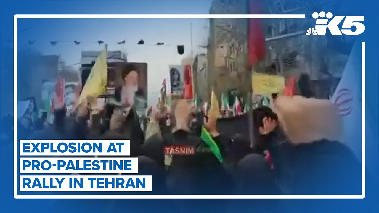 Explosion in Iran near pro-Palestinian rally