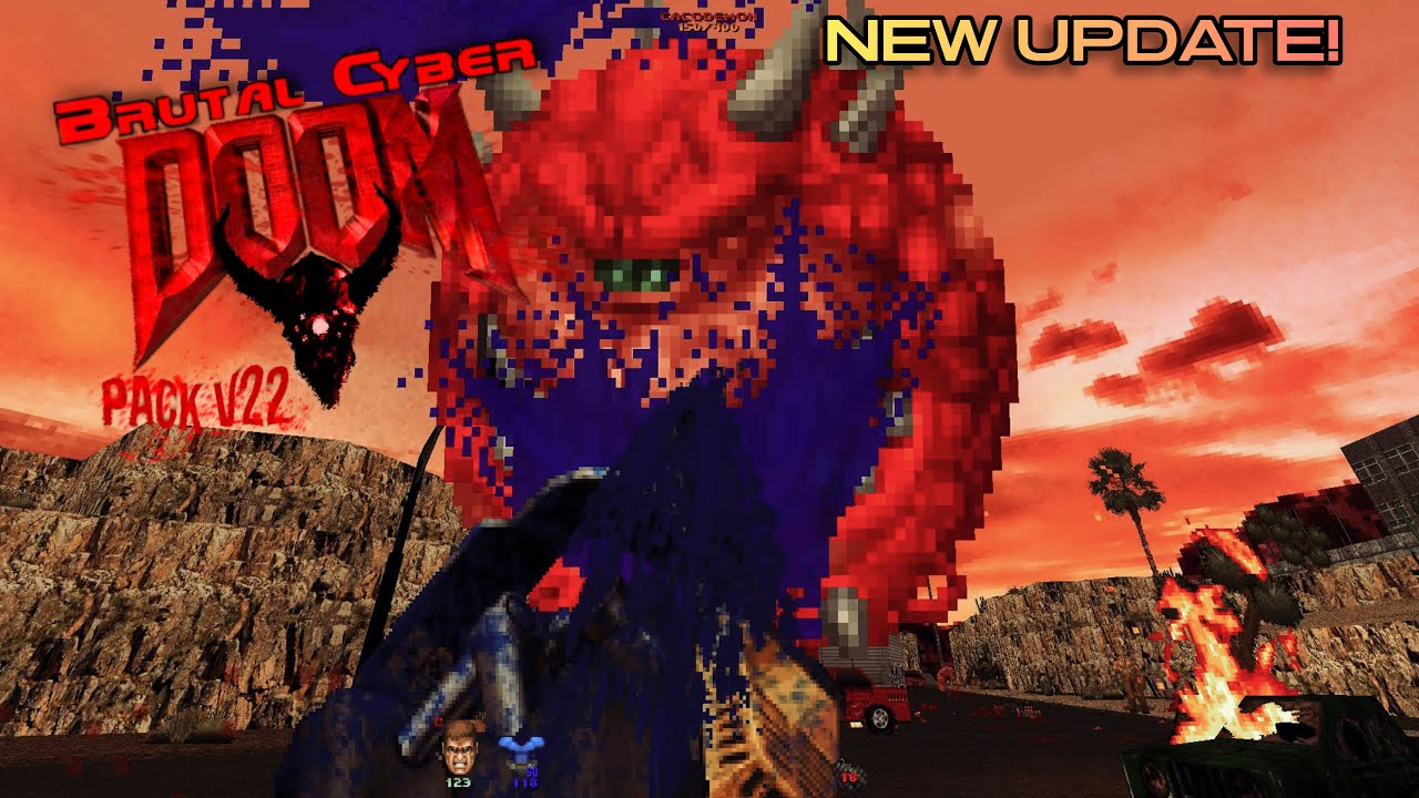 Brutal CyberDoom | Weapons Brutal doom v22 pack | New Update