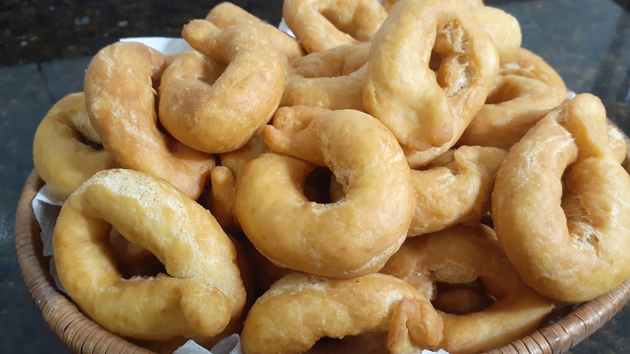 Rosquinha de trigo da vovó 👵/ rosquinha frita / rosquinha ou biscoito salgado