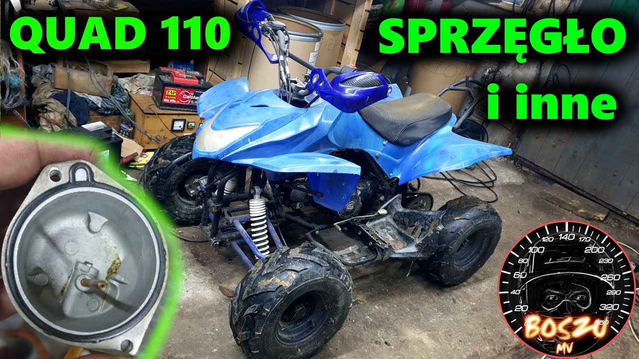Quad 110 - regulacja sprzęgła i inne