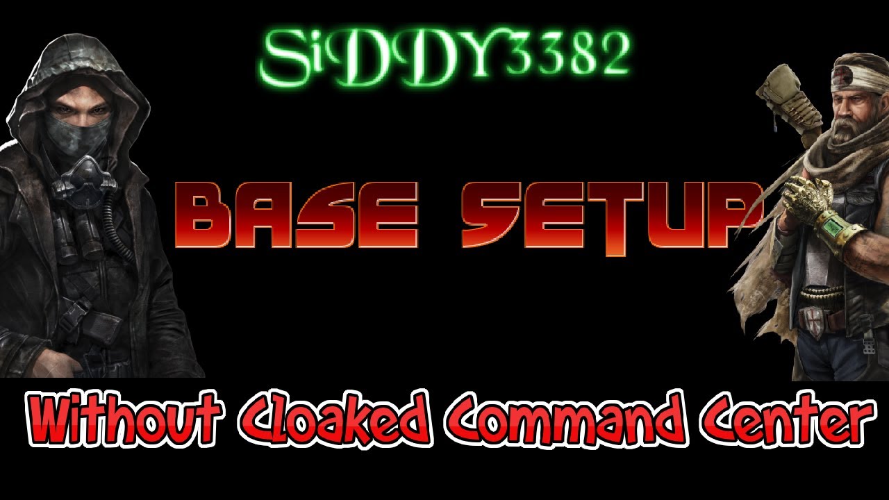 War Commander - Base Setup - Without Cloaked Command Center - 2021.
