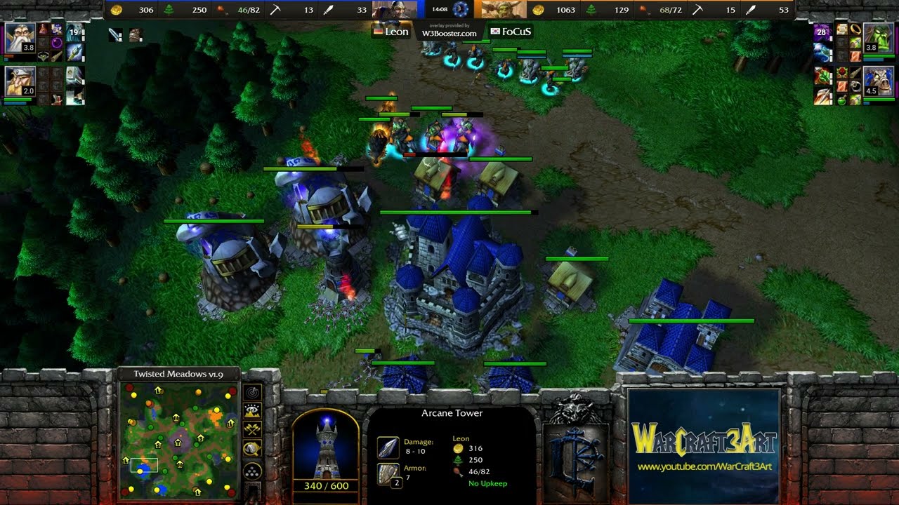 FoCuS(ORC) vs Leon(HU) - Warcraft 3: Classic - RN7326