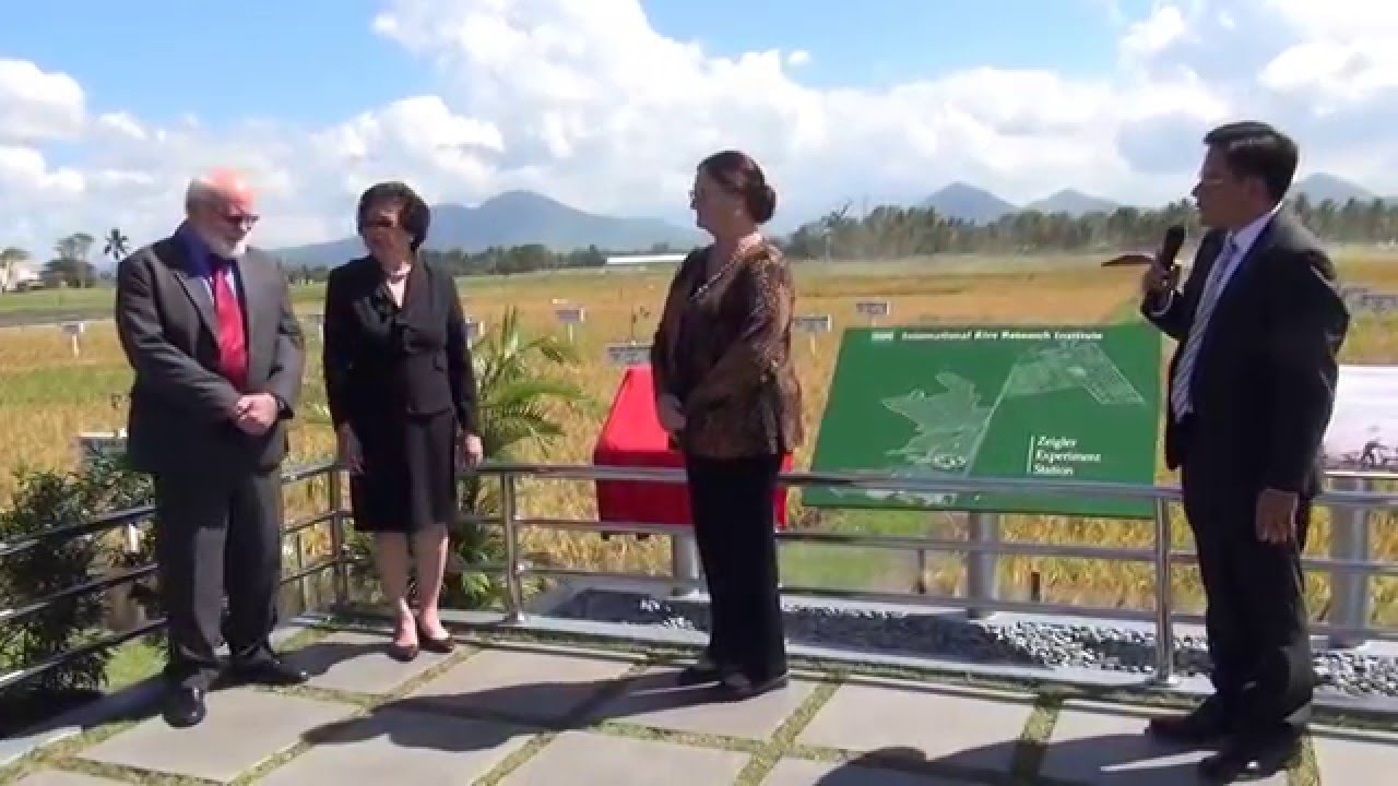 16. IRRI DG turnover rites: Dedication of the Zeigler Experiment Station
