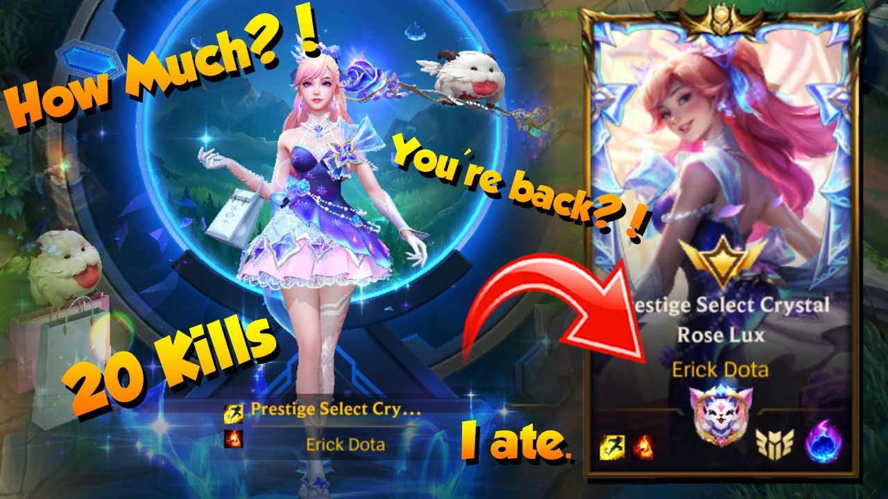SERVING with Crystal Rose Lux Prestige - How much did it cost? | Erick Dota - I'm BACK?