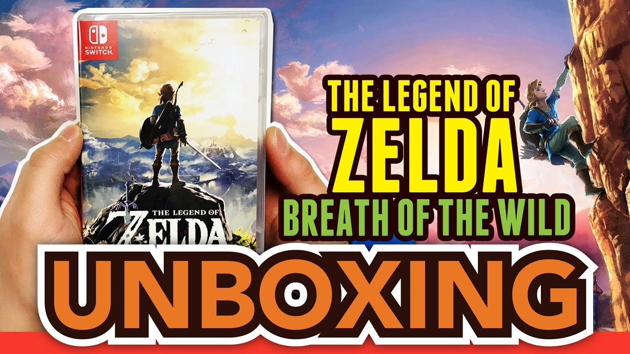 The Legend of Zelda Breath of the Wild  (Switch) Unboxing !!