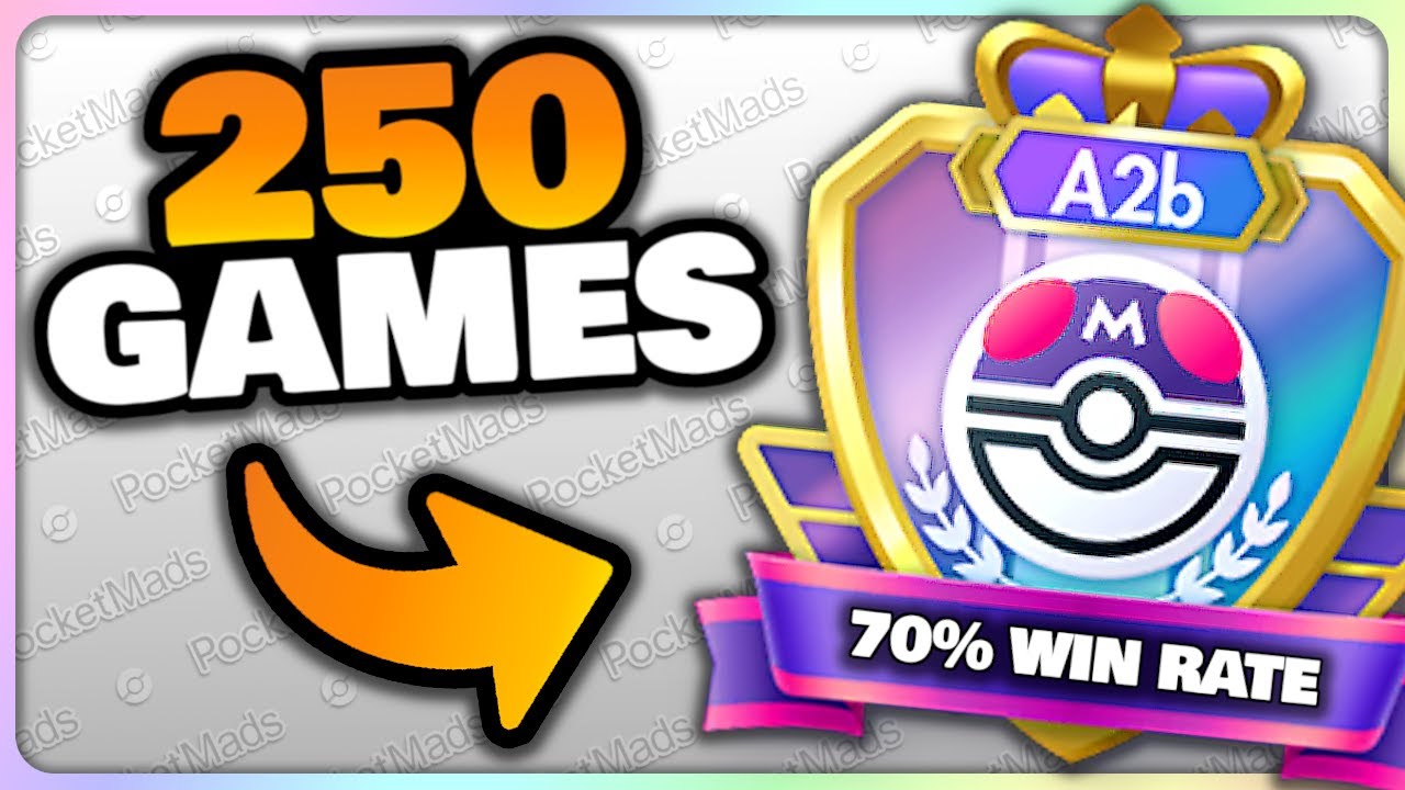 How I Reached MASTER BALL RANK In UNDER 250 Games (70% Win rate) | Pokemon TCG Pocket