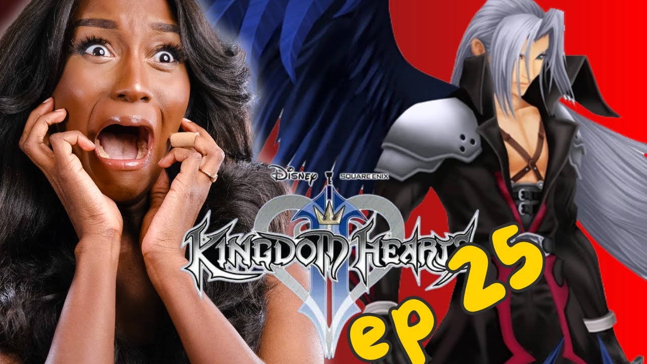 FIGHTING SEPHIROTH IN RADIANT GARDEN. WERE YOU HERE? | DAY 25 | KH2 PLAYTHROUGH