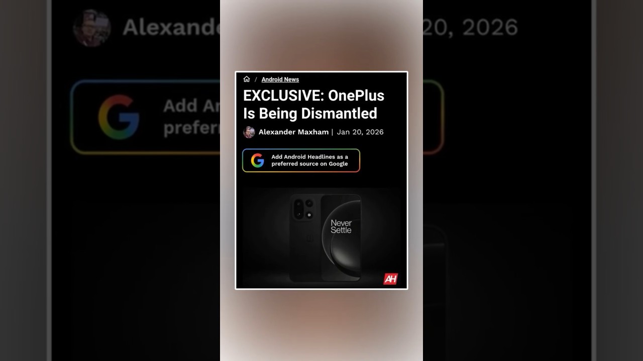 Breaking: OnePlus Collapse News 2026  OnePlus India Market Crash Explained 