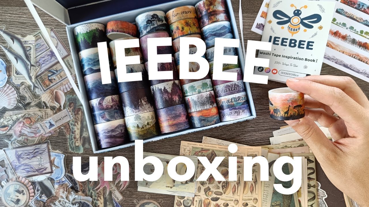 Trying out a new-to-me brand | IEEBEE washi and stationery haul!
