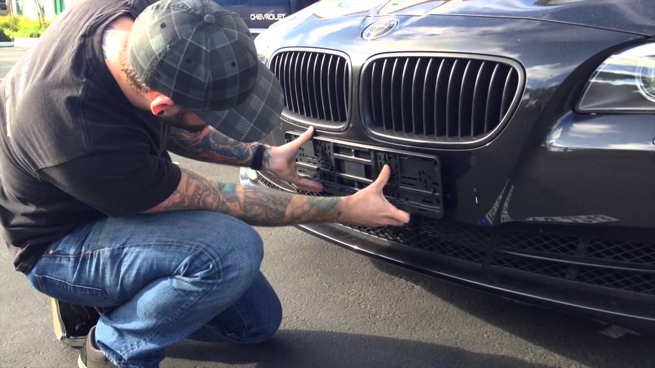 How to Mount Your Custom European License Plate Using Screws