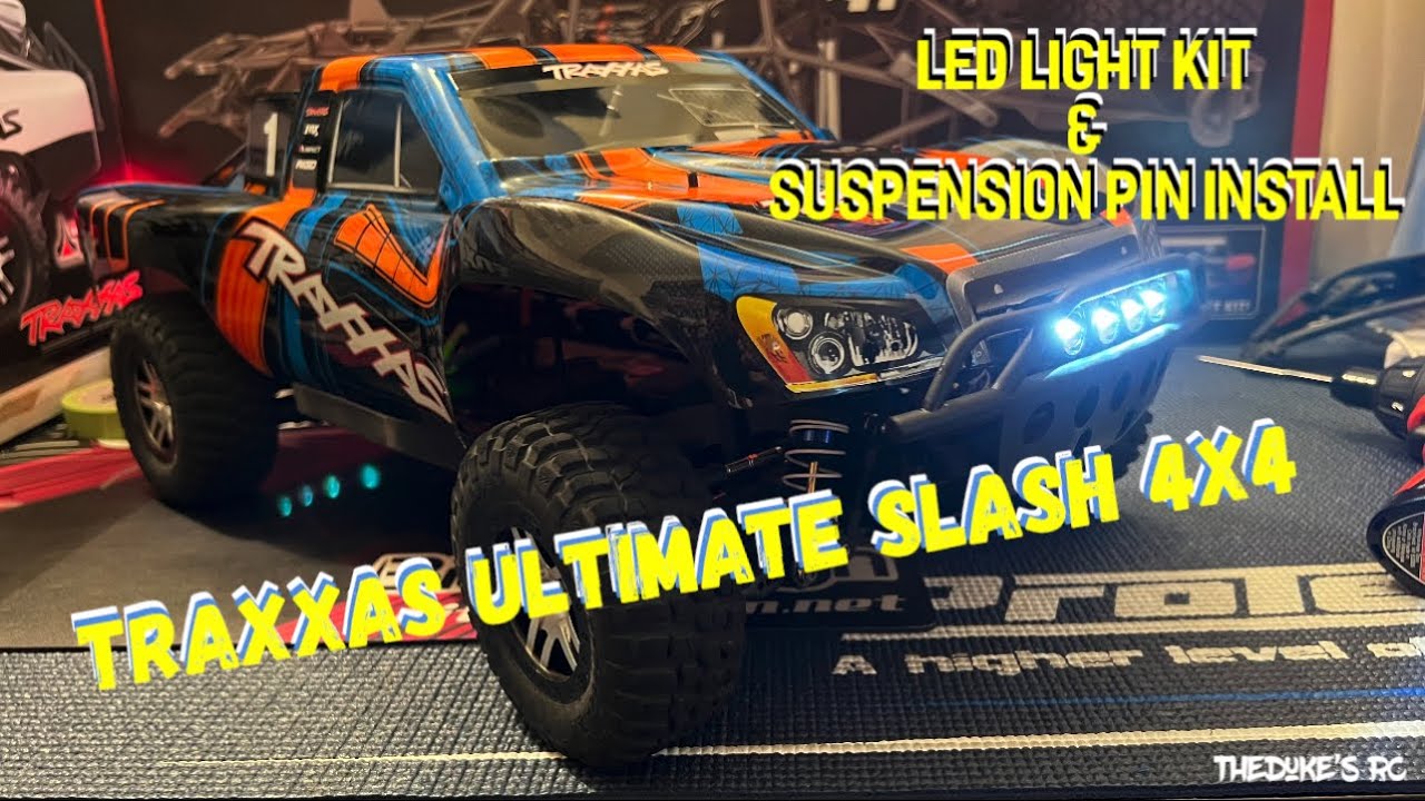Traxxas Ultimate Slash 4x4 “Led Light Kit & HD Suspension Pin Install” 🌋RC Action Hawaii🌴RC SCT